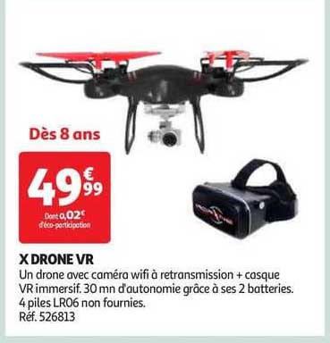 X drone VR pour débutant