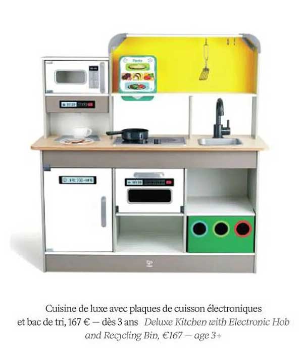 Jouet Cuisine Enfant 3 Pièces - Plaque à Induction électronique Avec Lumières Et Sons, évier Avec Robinet, Pour Jeux D'imitation