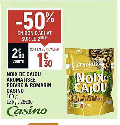 Noix de Cajou Aromatisée au Poivre - 1kg main image 0