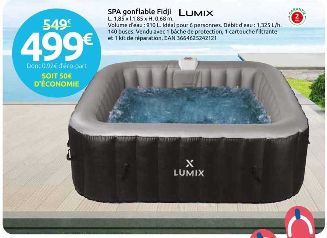 Promo Spa Gonflable Fidji Lumix Chez Mr Bricolage ICatalogue fr