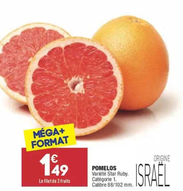 Promo Pomelos Star Ruby chez Aldi iCatalogue.fr