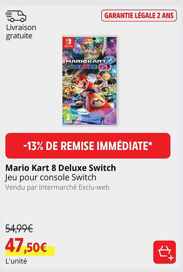 Intermarché Mario Kart 8 Deluxe Switch
