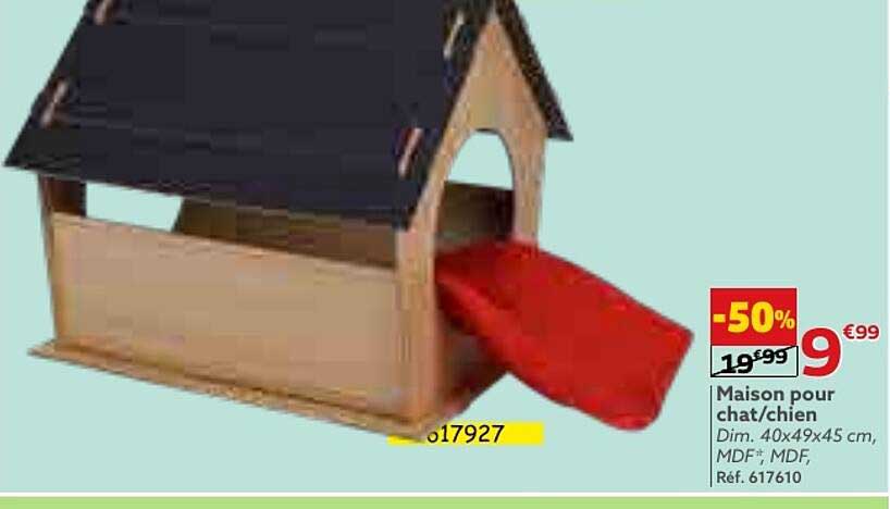 Promo Maison Pour Chat / Chien chez GiFi - iCatalogue.fr