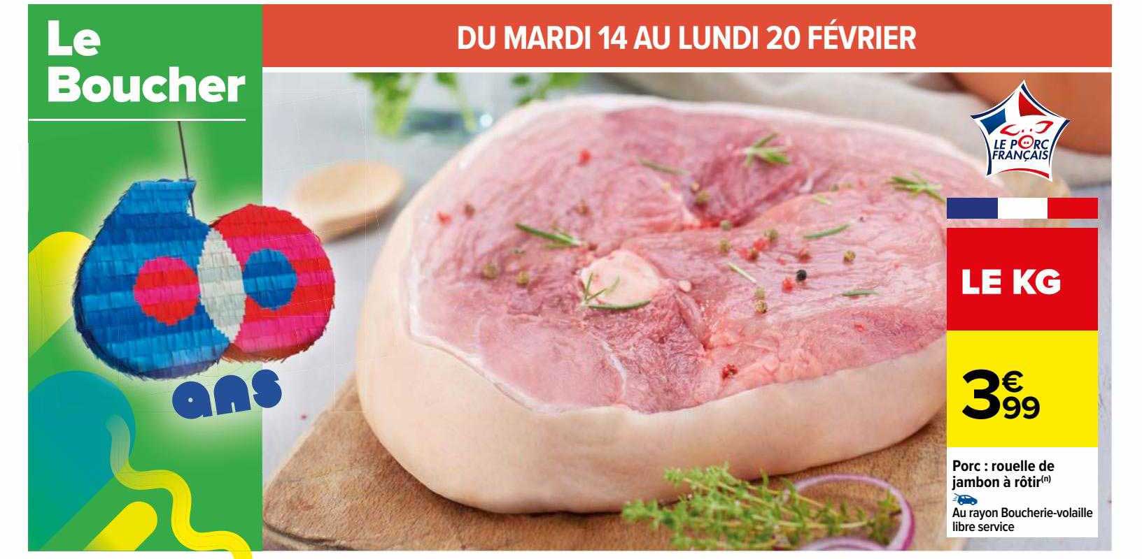Rouelle de Jambon à Rôtir