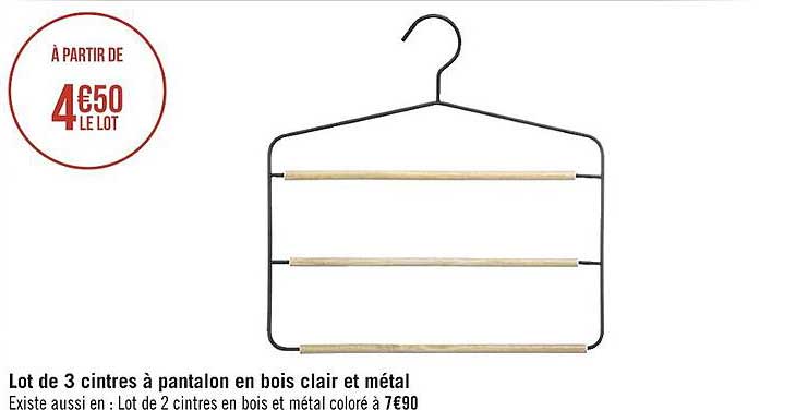 Lot de 3 cintres en S antidérapants en acier inoxydable pour pantalons, écharpes, vestes - Homme, femme ou enfant - 5 niveaux