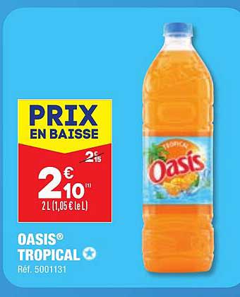 Promo Oasis Tropical chez Aldi - iCatalogue.fr