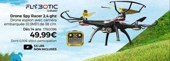 Drone espion Spy Racer 2,4 GHZ Flybotic