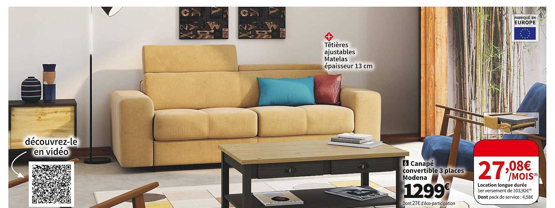 Canape Convertible Conforama Promo