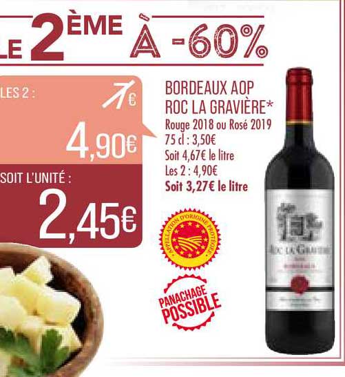 Match Vin Bordeaux Aop Roc La Gravière