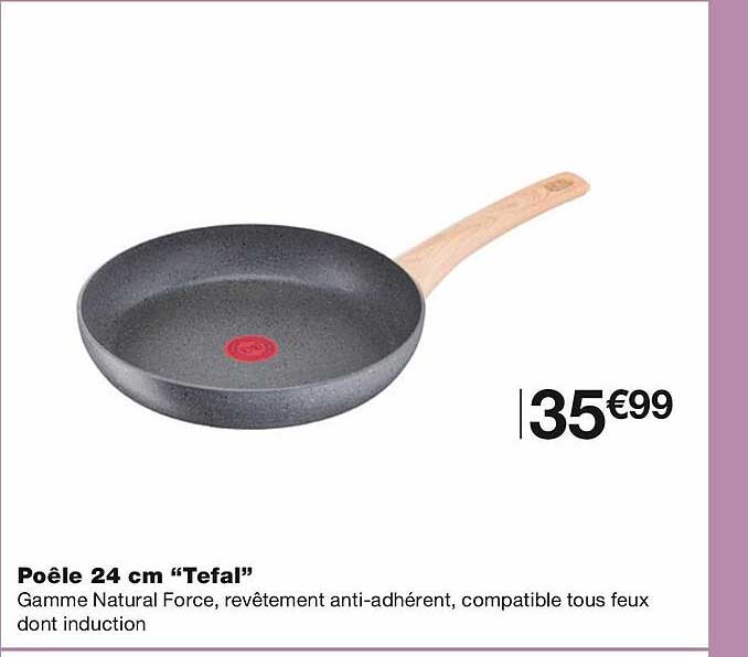 Promo Tefal poêle 20 cm chez Monoprix