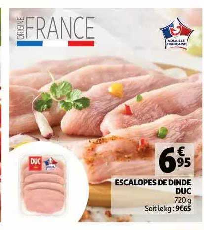 Promo Escalopes De Dinde Duc Chez Auchan ICatalogue fr