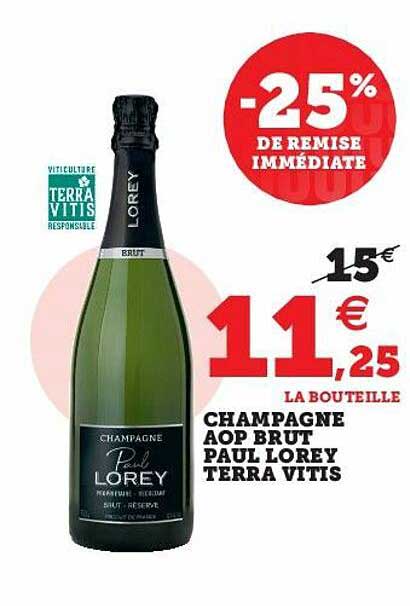U Express Champagne Aop Brut Paul Lorey Terra Vitis
