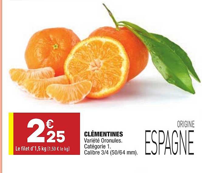 Promo Clémentines chez Aldi iCatalogue.fr