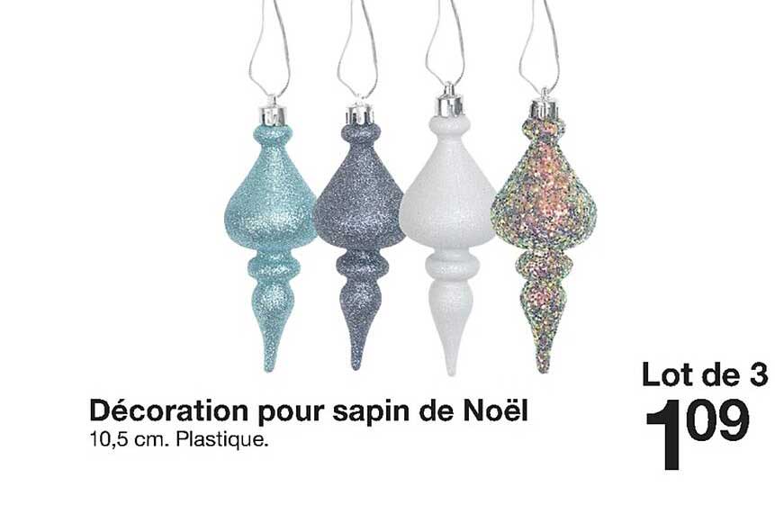 Offre Décoration Pour Sapin De Noël chez Zeeman