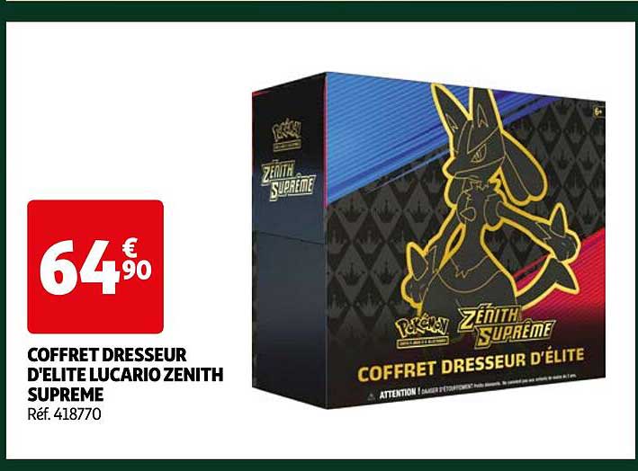 Coffret Dresseur Pokémon Méga-Évolution - 9 Boosters + Carte Promo Riolu Illustrée, Idéal Pour Collectionneurs Et Joueurs