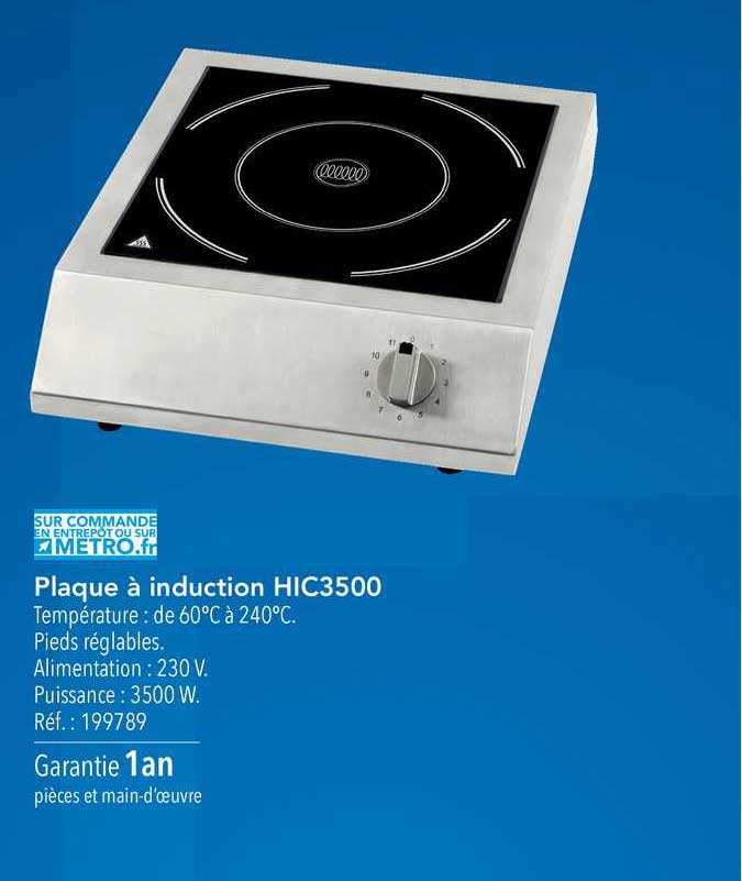 METRO Plaque à Induction Hic3500