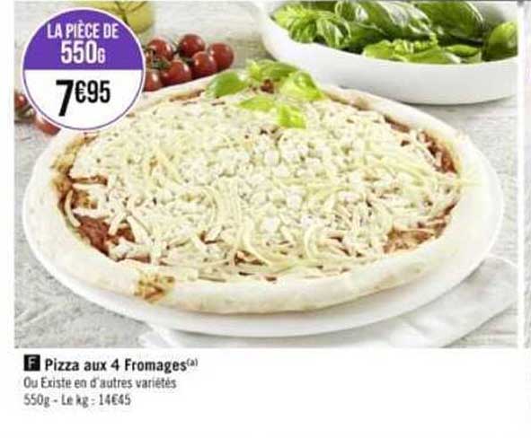 Promo Pizza Aux 4 Fromages chez Géant Casino - iCatalogue.fr