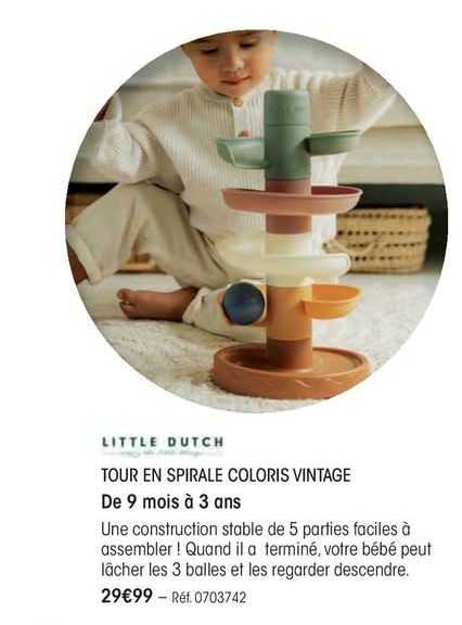 Tour en spirale bleu Little Dutch | La Redoute
