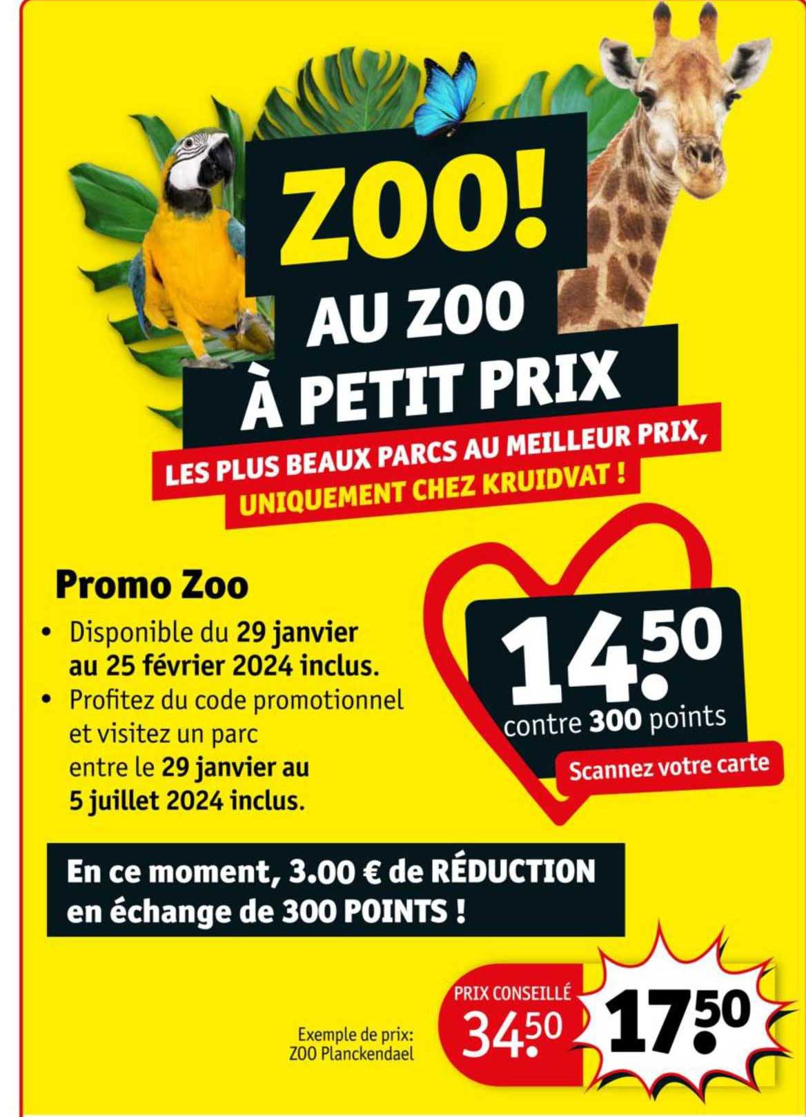 Promo Promo Zoo chez Kruidvat iCatalogue.fr