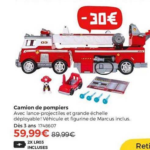 dickie toys camion de pompier radiocommandé 62 cm