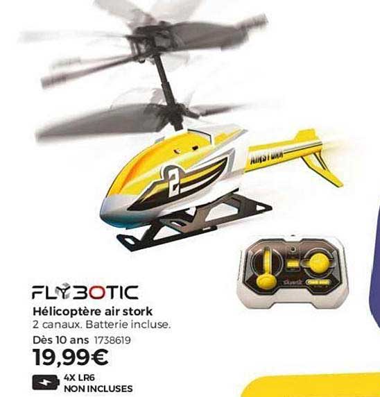 Hélicoptère télécommandé - FLYBOTIC- Airstork Flybotic : King