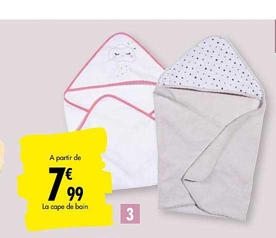 Offre La Cape De Bain Chez Carrefour