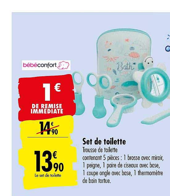 Offre Set De Toilette Bebeconfort Chez Carrefour