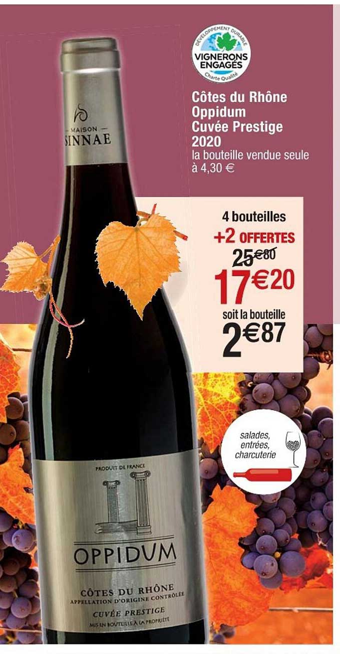 Cora Côtes Du Rhône Oppidum Cuvée Prestige 2020