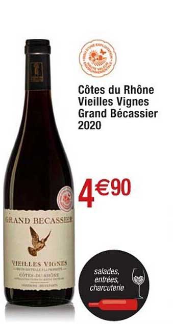 Cora Côtes Du Rhône Vieilles Vignes Grand Bécassier 2020
