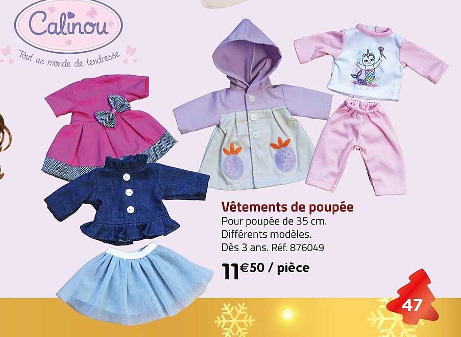 6 Ensembles De Vêtements Pour Poupée 30,5 Cm - Robes, Manteaux, Maillots De Bain - Tissu Doux Et Coloré