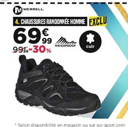 chaussures randonnée femme go sport