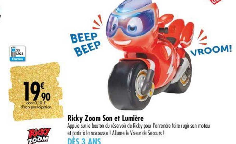 Promo Ricky Zoom Son Et Lumi?�re chez Carrefour - iCatalogue.fr