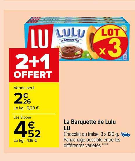 Carrefour Market La Barquette De Lulu Lu