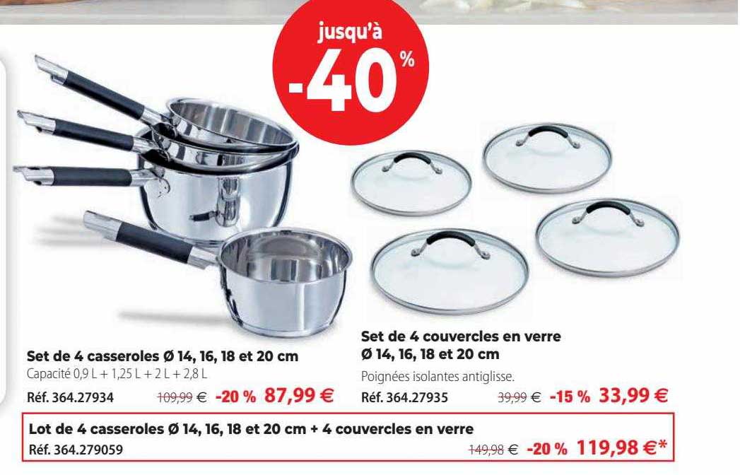Couvercle Adaptable En Métal Argenté Cook Concept - Pour Casseroles De 16, 18 Et 20 Cm - Hermétique, Lavable Au Lave-vaisselle
