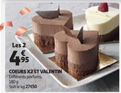 Offre Cœurs X2 St Valentin Chez Auchan Direct
