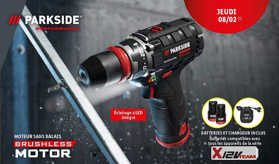 Promo Batteries Et Chargeur Parkside chez Lidl - iCatalogue.fr