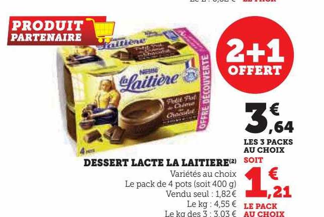 U Express Dessert Lacté La Laitière