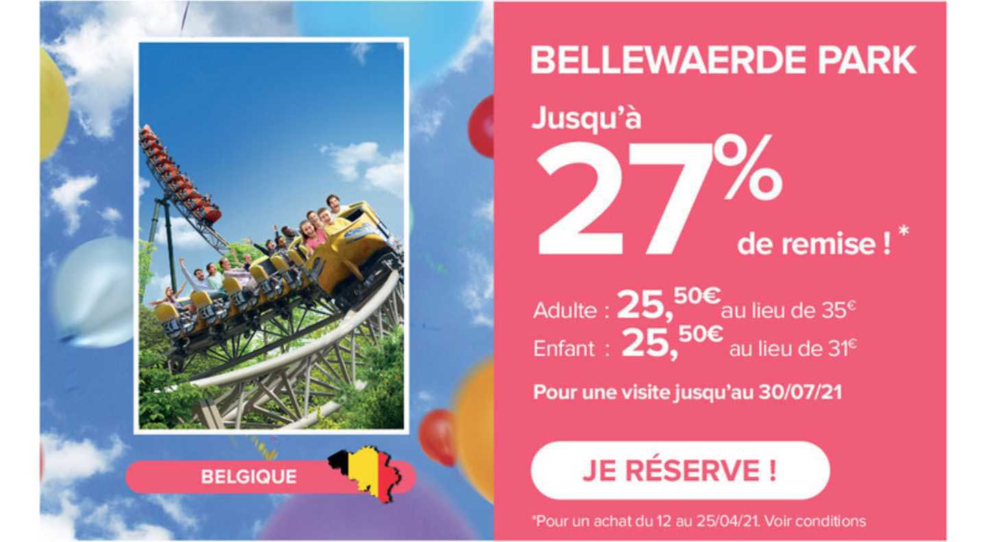 Offre Bellewaerde Park Chez Carrefour