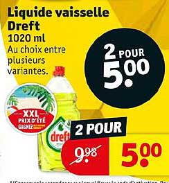 Promo Liquide vaisselle Dreft 780 ml chez Kruidvat