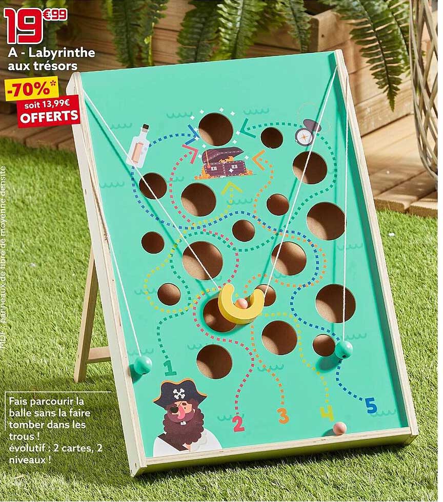 Jeu De Société Labyrinthe Ravensburger - Chasse Aux Trésors, 2 Joueurs, 8-11 Ans, Occasion Très Bon état