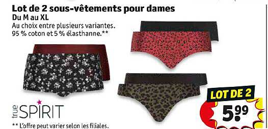 Culotte De Voyage Avec Poche Secrète - Lot De 2 - Taille XS (tour De Taille 58-61 Cm) - Marron Clair