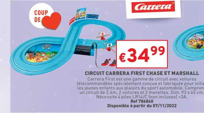 Promo CIRCUIT CARRERA FIRST CHASE ET MARSHALL chez Trafic