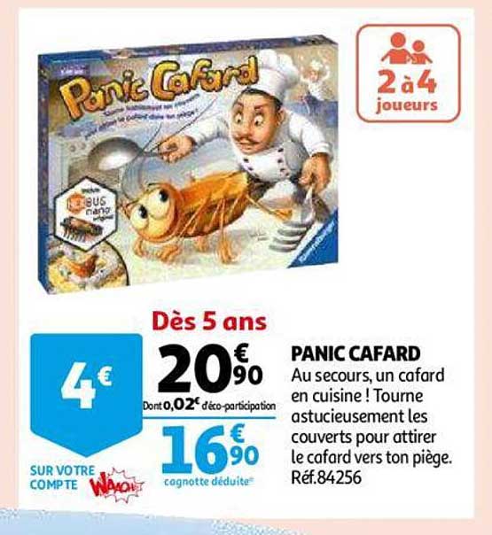 Promo Panic cafard chez Géant Casino