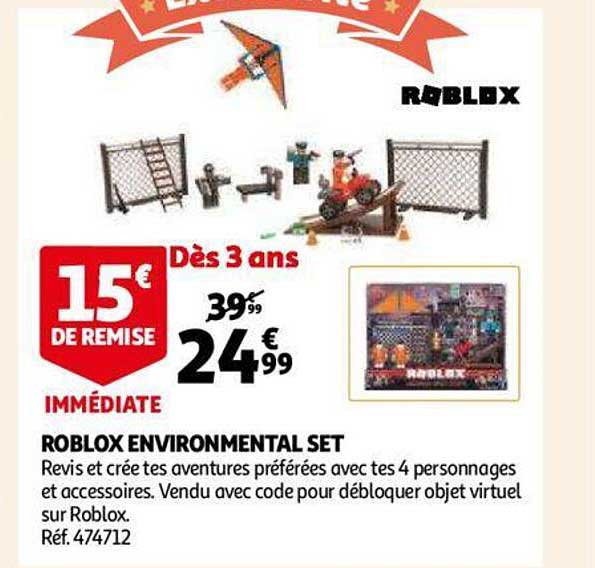 Promo La Carte Roblox Abonnement 6 Mois : Cartes Dématérialisées chez Auchan