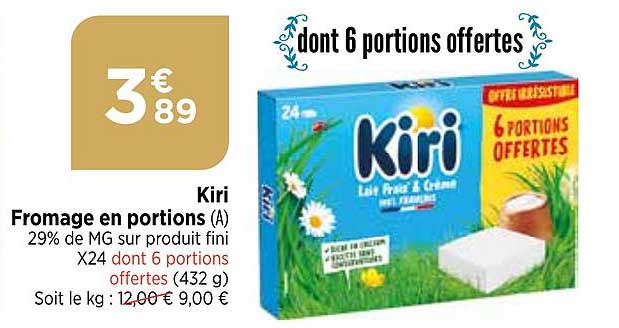 Promo Kiri Fromage En Portions chez Atac - iCatalogue.fr