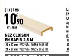 Nez De Cloison Bricodepot