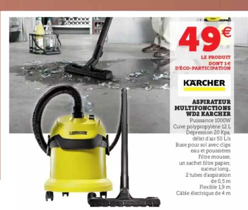 Kärcher Wd3 Premium Aspirateur Multifonctions 1000w à Prix Carrefour