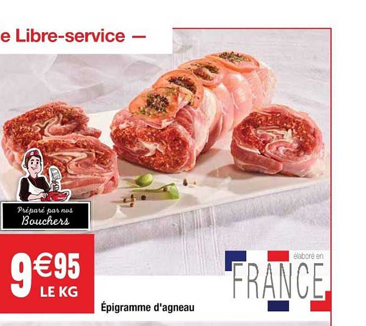 Offre Epigramme D Agneau Chez Cora