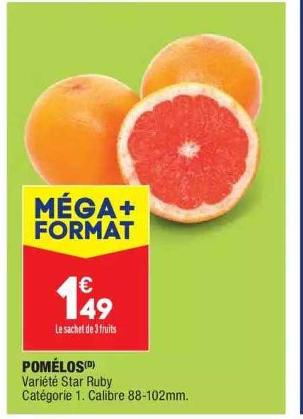 Promo Pomélos Star Ruby chez Aldi iCatalogue.fr