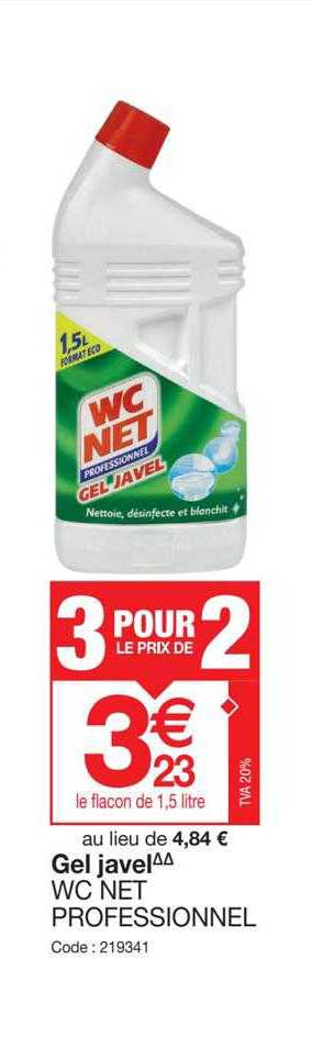 Promo Gel wc super puissant détartrant chez Promocash